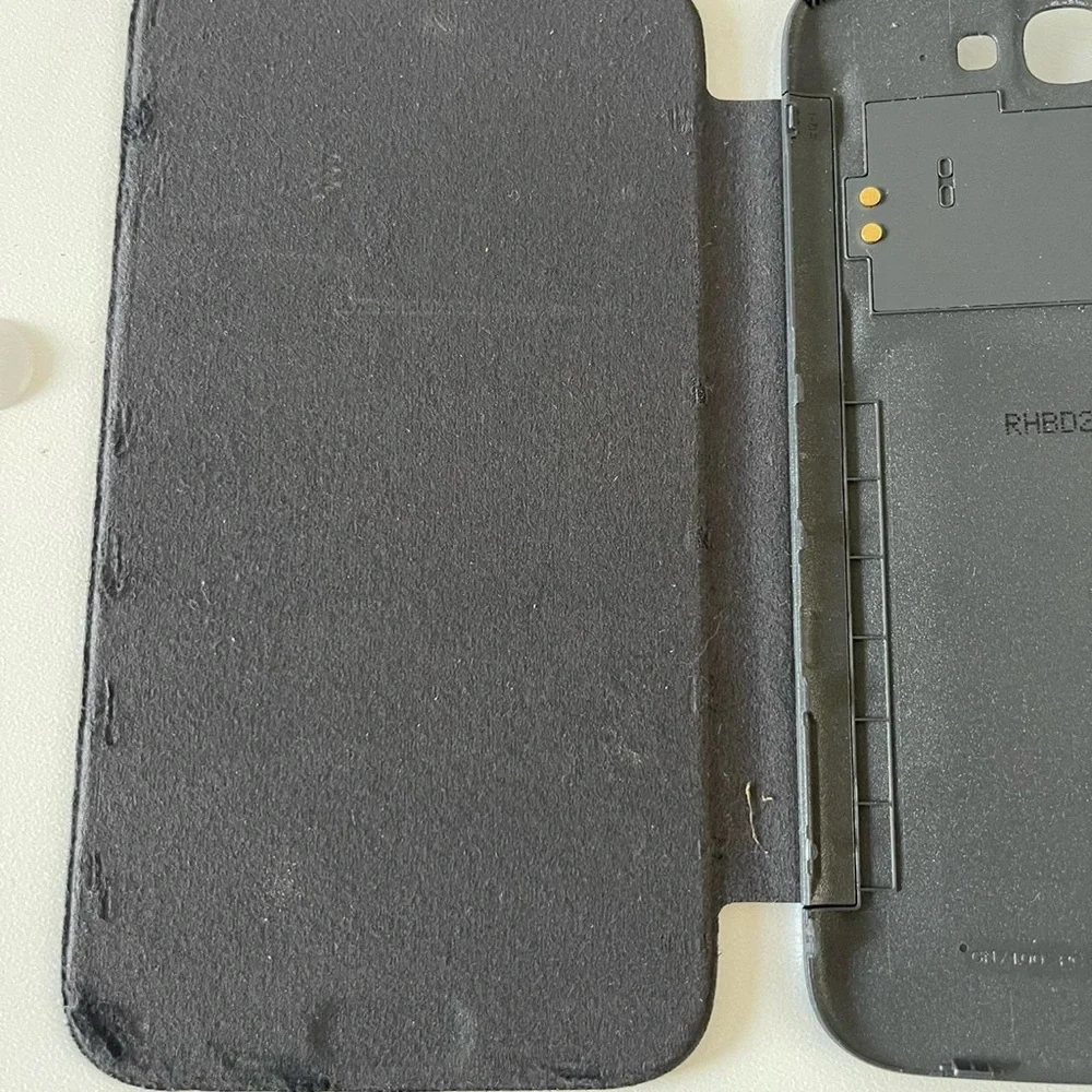 Samsung, Charcoal Galaxy Note II Light Weight Folio Phone Case Cover